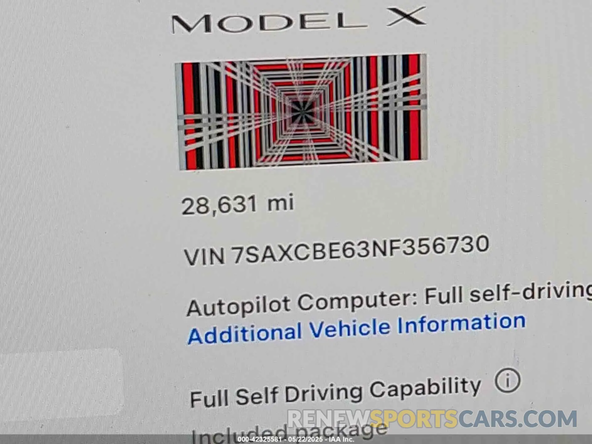14 Photograph of a damaged car 7SAXCBE63NF356730 TESLA MODEL X 2022