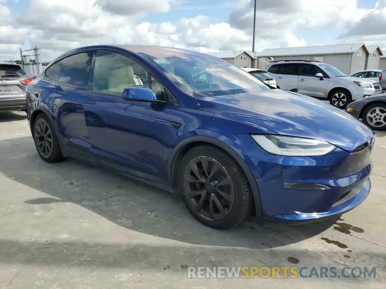 4 Фотография поврежденного автомобиля 7SAXCBE64NF329505 TESLA MODEL X 2022