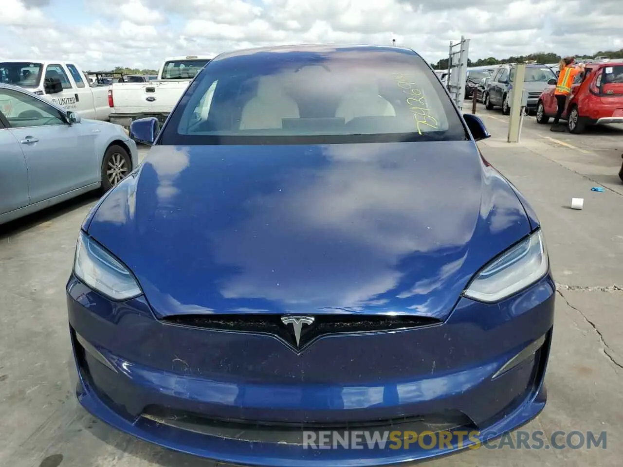 5 Фотография поврежденного автомобиля 7SAXCBE64NF329505 TESLA MODEL X 2022
