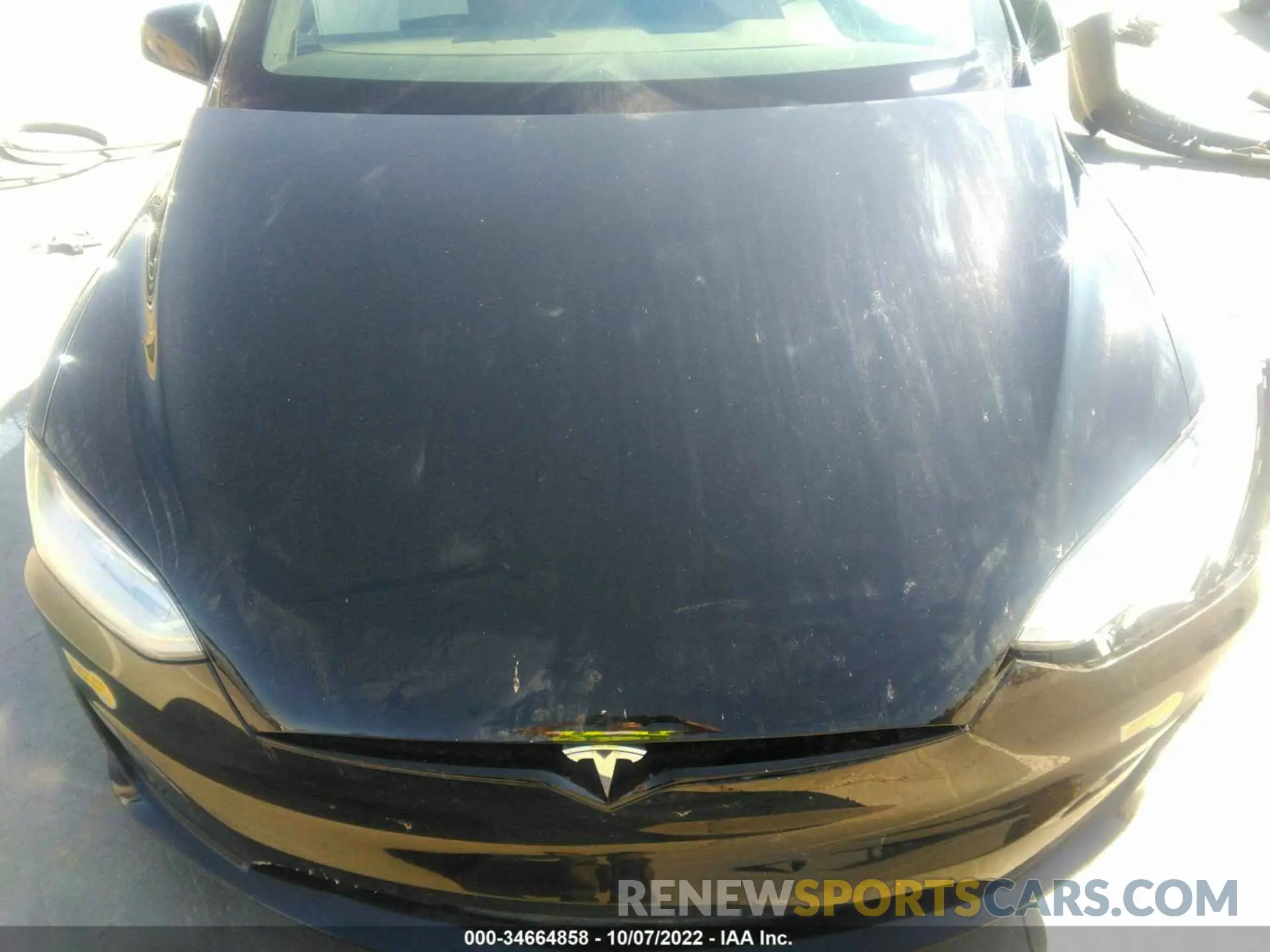 10 Photograph of a damaged car 7SAXCBE65NF332610 TESLA MODEL X 2022