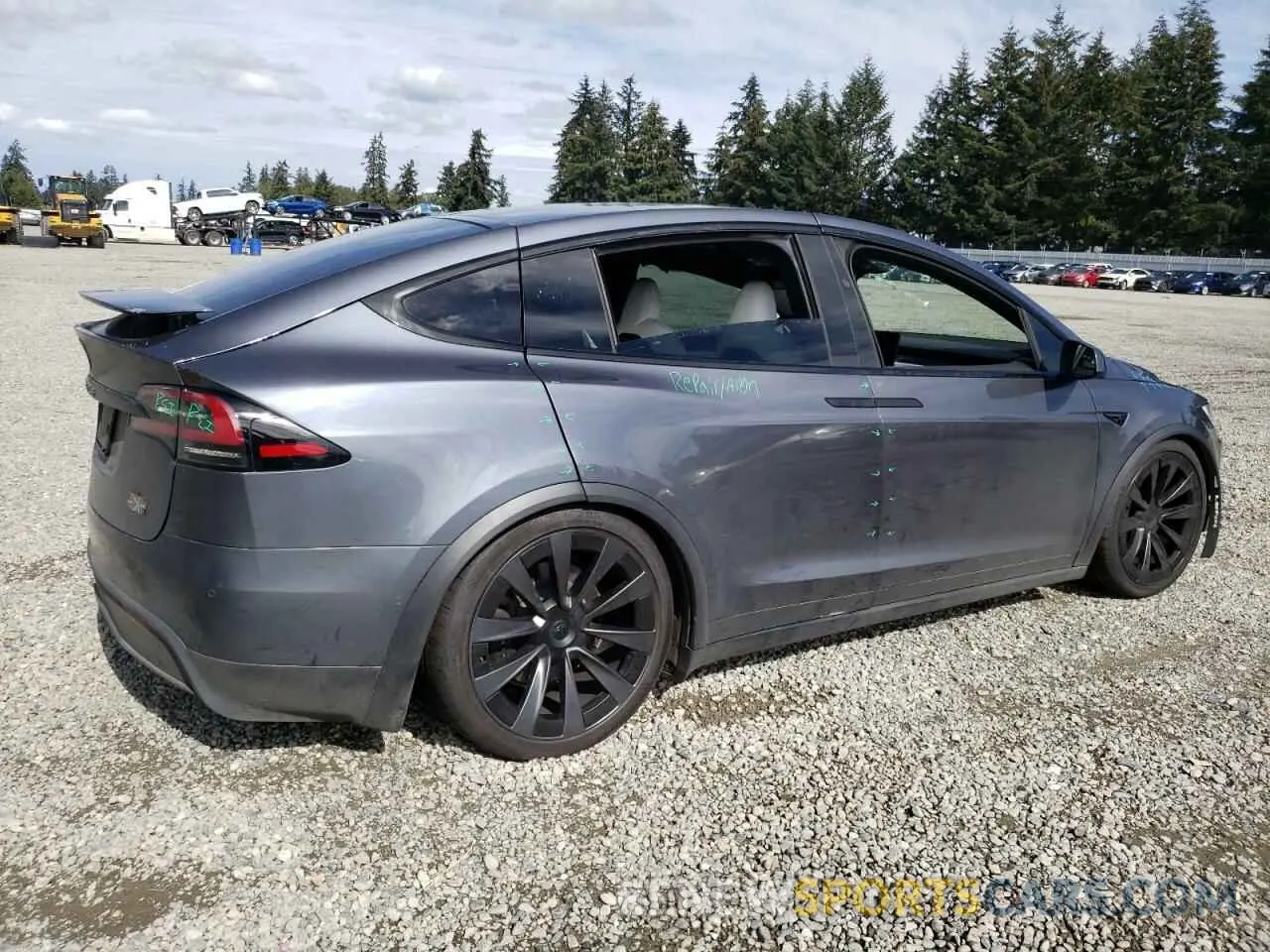 3 Photograph of a damaged car 7SAXCBE67NF359257 TESLA MODEL X 2022