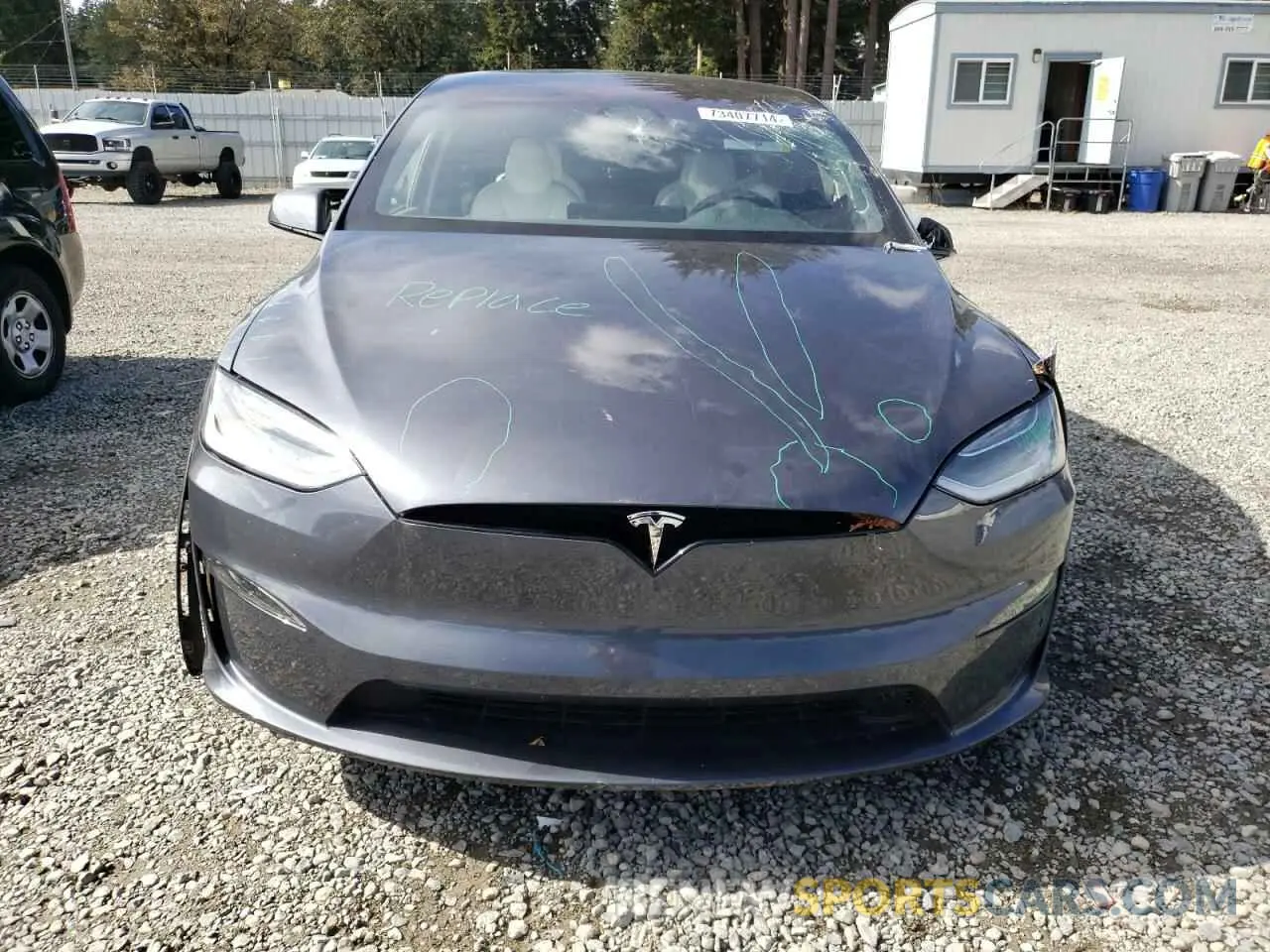 5 Photograph of a damaged car 7SAXCBE67NF359257 TESLA MODEL X 2022