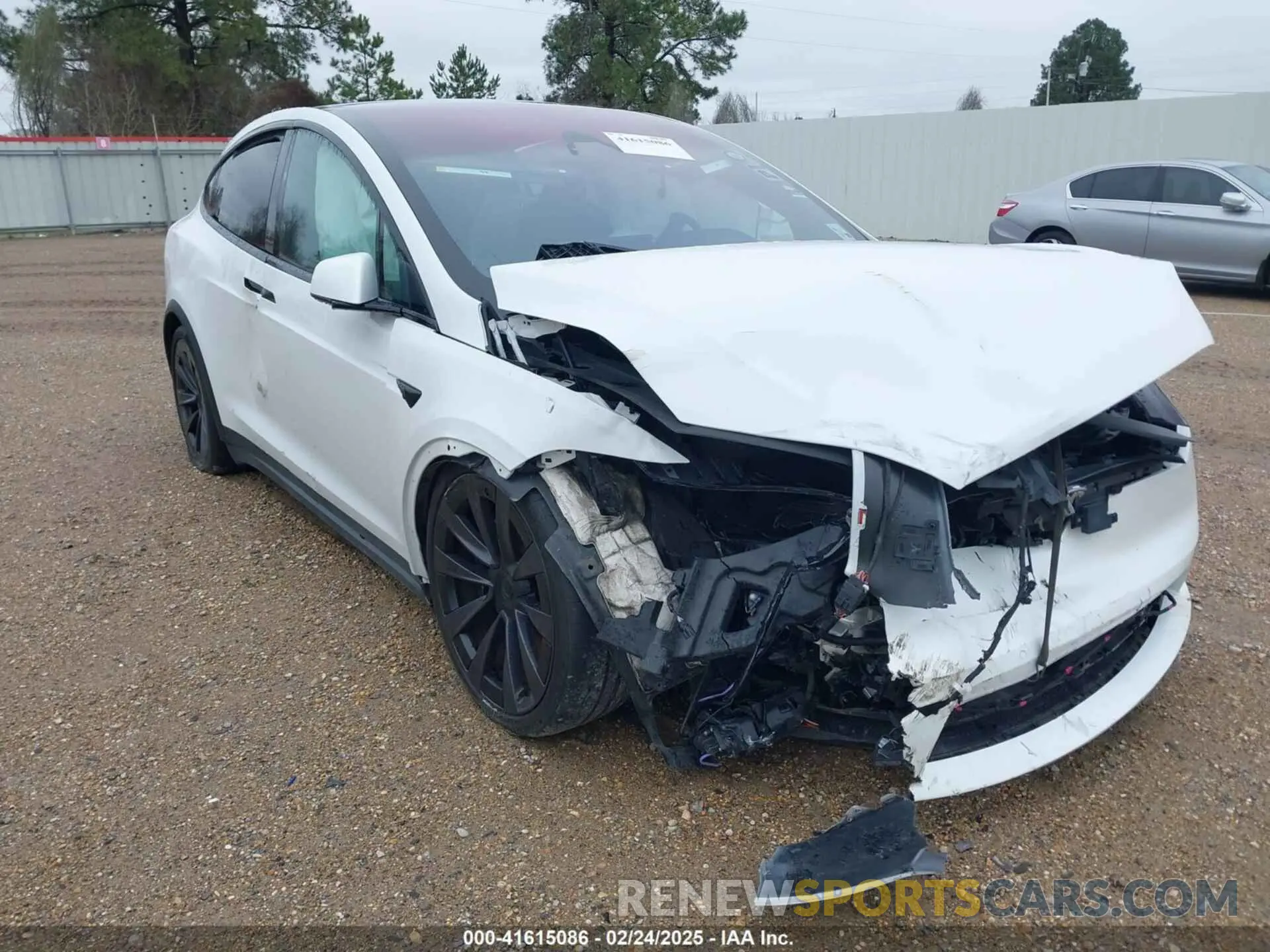1 Photograph of a damaged car 7SAXCBE68NF333394 TESLA MODEL X 2022