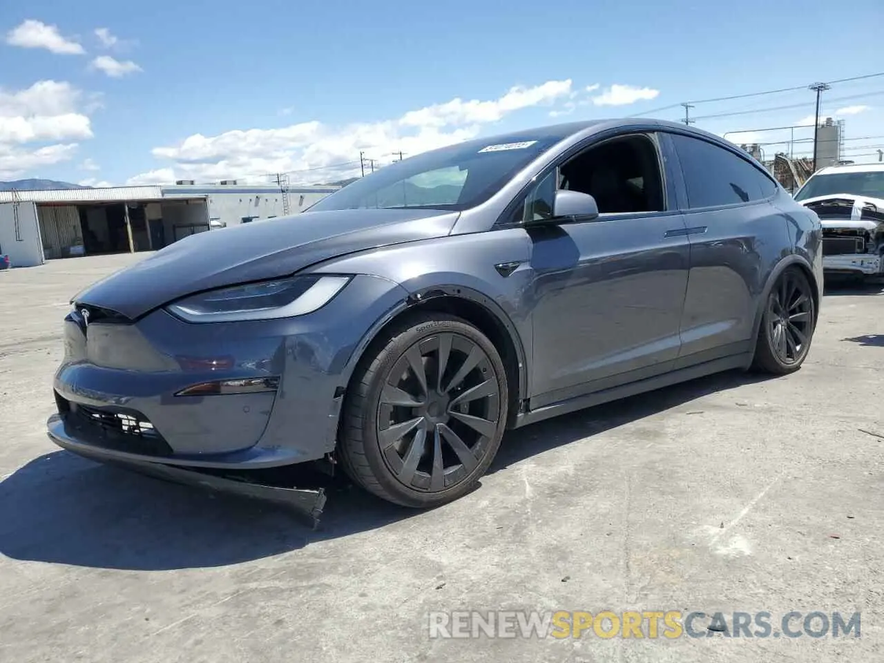 1 Фотография поврежденного автомобиля 7SAXCBE68NF362443 TESLA MODEL X 2022