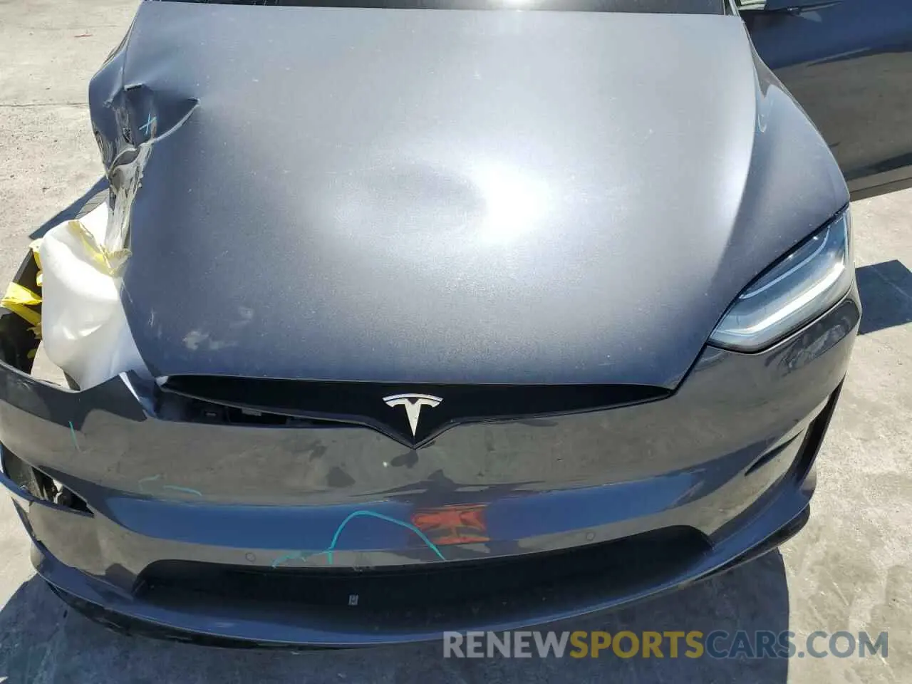 14 Фотография поврежденного автомобиля 7SAXCBE68NF362443 TESLA MODEL X 2022