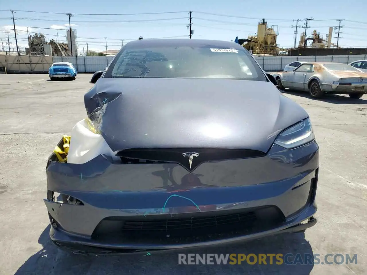 5 Фотография поврежденного автомобиля 7SAXCBE68NF362443 TESLA MODEL X 2022