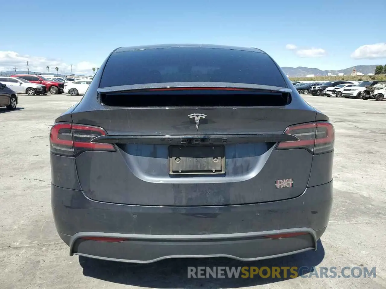 6 Фотография поврежденного автомобиля 7SAXCBE68NF362443 TESLA MODEL X 2022