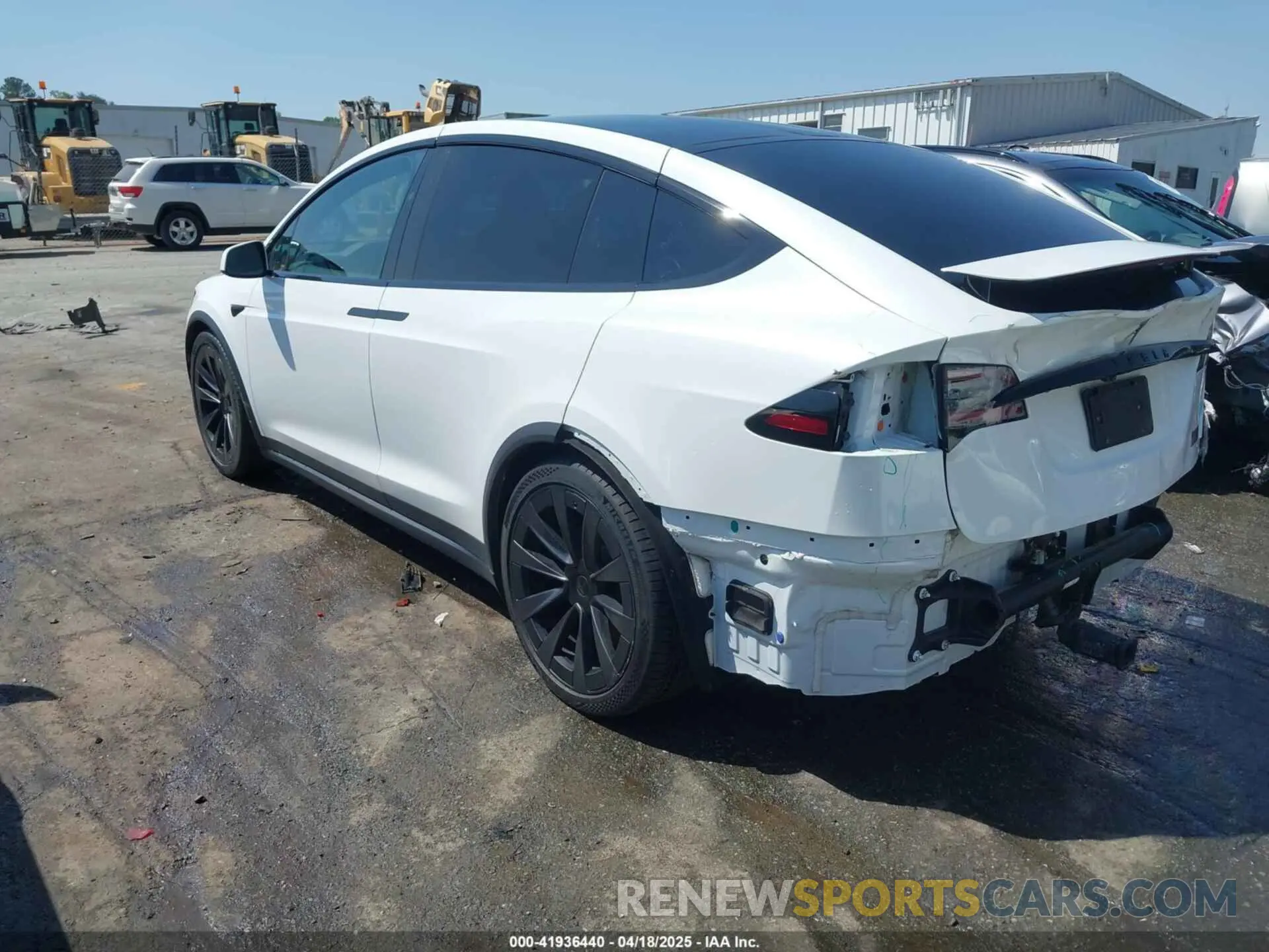 3 Фотография поврежденного автомобиля 7SAXCBE69NF354836 TESLA MODEL X 2022