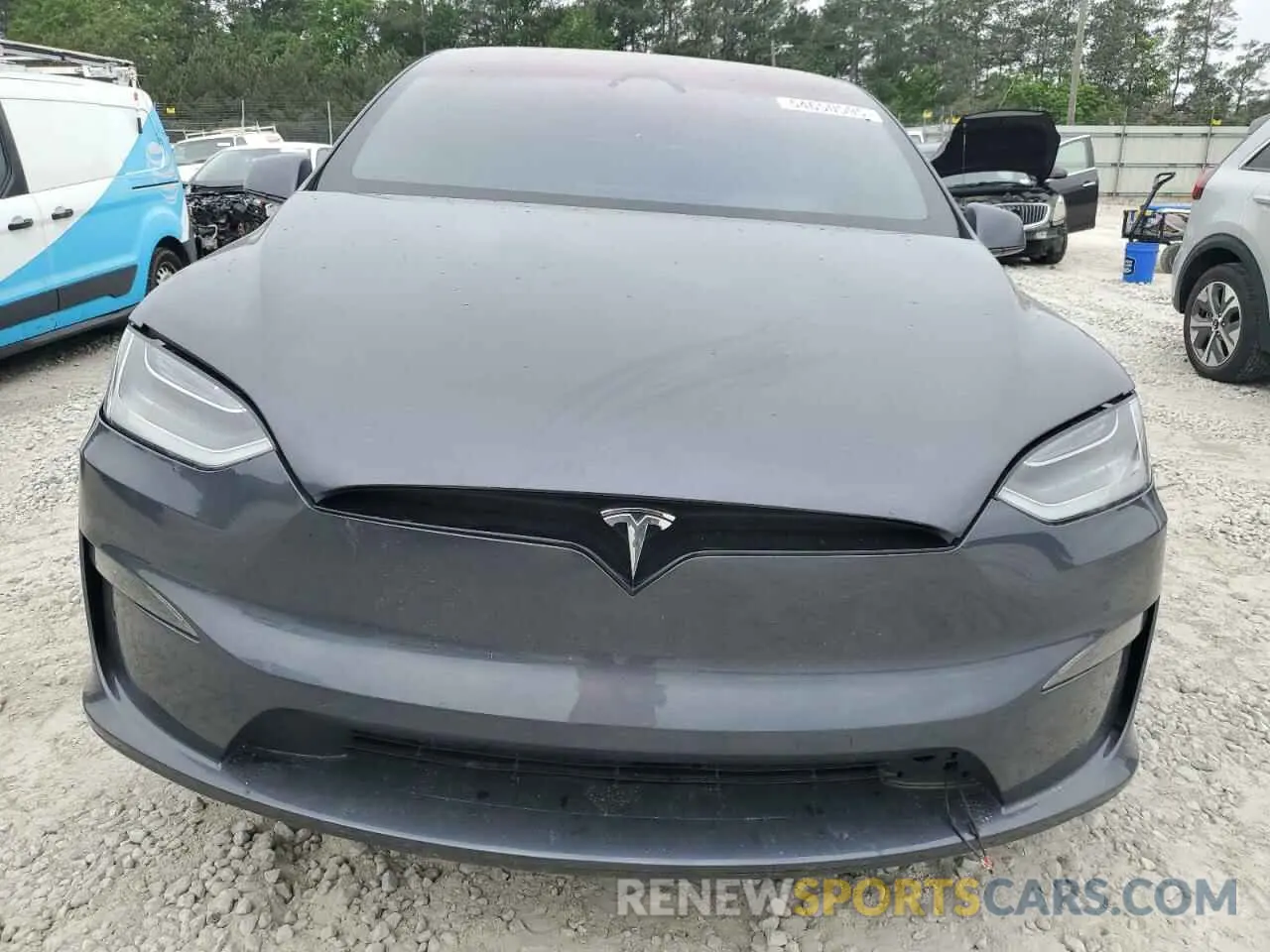 5 Photograph of a damaged car 7SAXCBE6XNF333784 TESLA MODEL X 2022