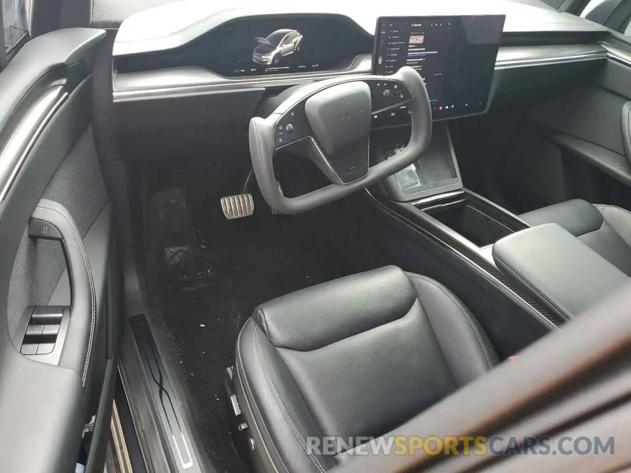 8 Photograph of a damaged car 7SAXCBE6XNF333784 TESLA MODEL X 2022