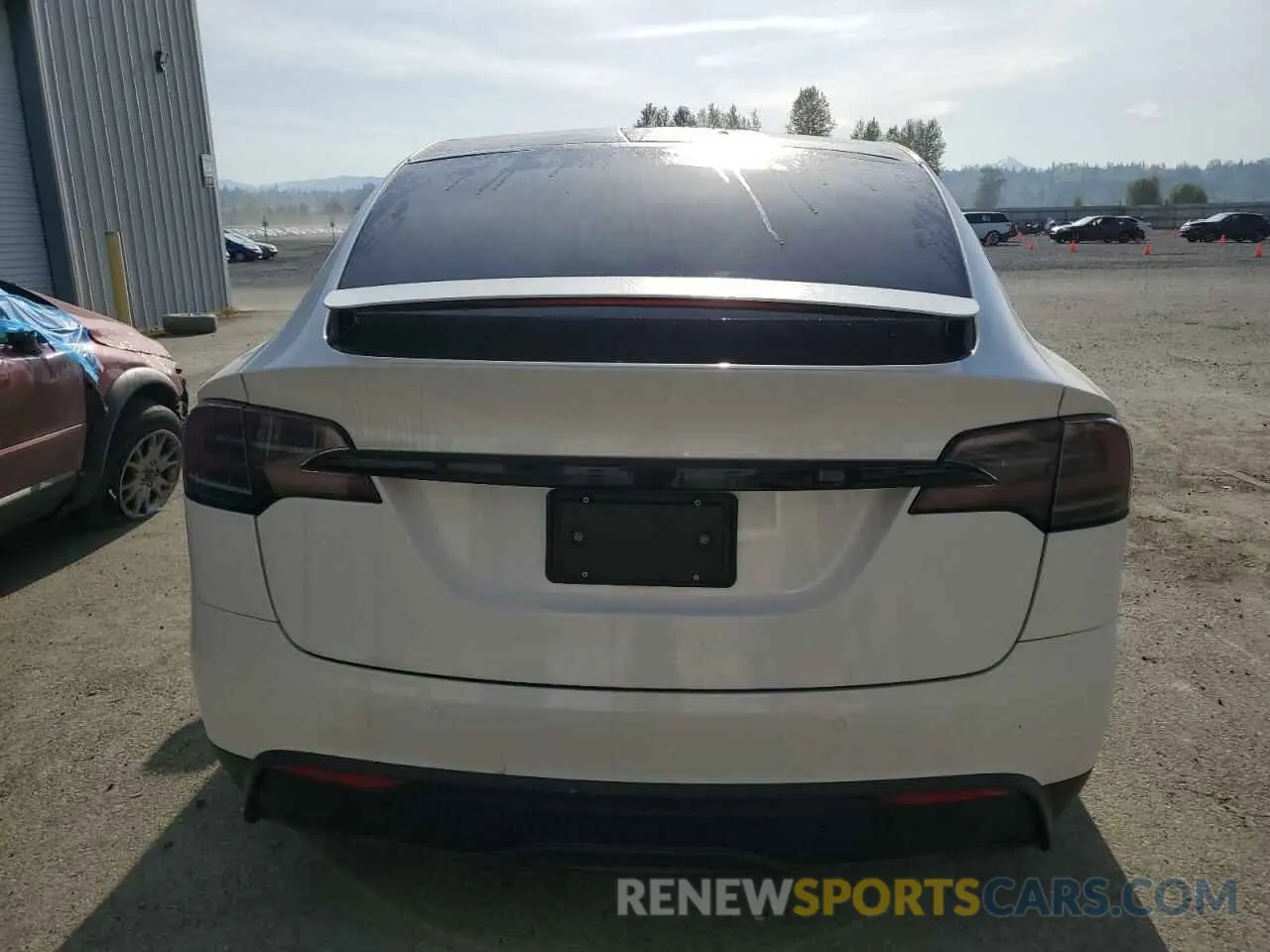 6 Фотография поврежденного автомобиля 7SAXCDE51NF342652 TESLA MODEL X 2022
