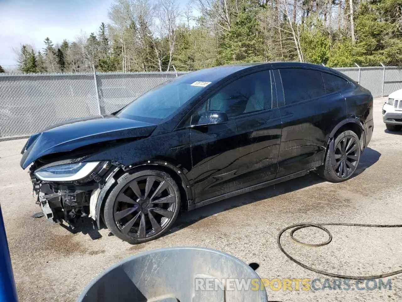 1 Фотография поврежденного автомобиля 7SAXCDE51NF346197 TESLA MODEL X 2022