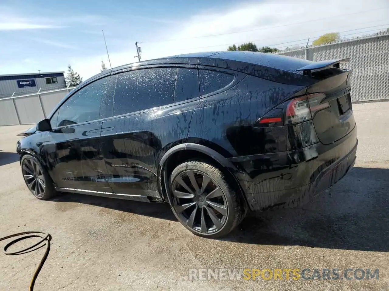 2 Фотография поврежденного автомобиля 7SAXCDE51NF346197 TESLA MODEL X 2022