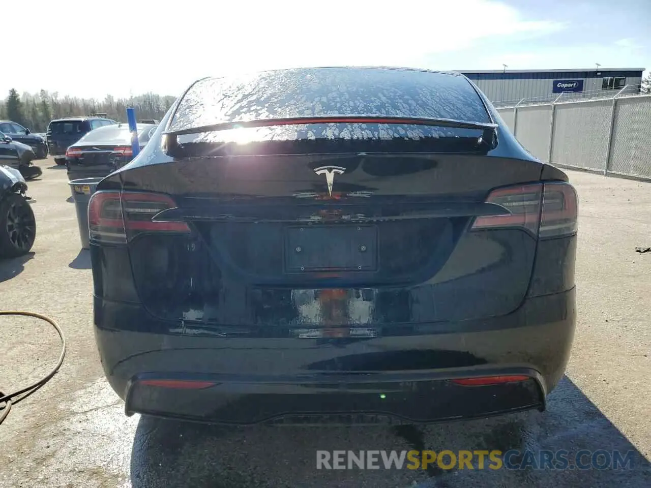 6 Фотография поврежденного автомобиля 7SAXCDE51NF346197 TESLA MODEL X 2022