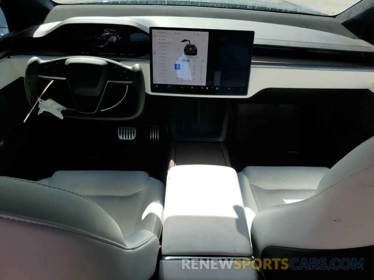 8 Фотография поврежденного автомобиля 7SAXCDE51NF346197 TESLA MODEL X 2022