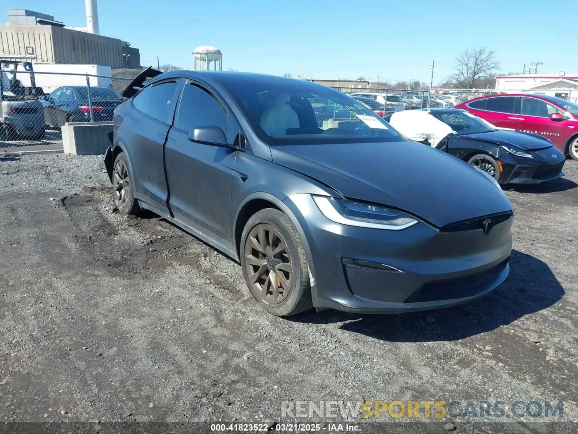 1 Фотография поврежденного автомобиля 7SAXCDE52NF345835 TESLA MODEL X 2022