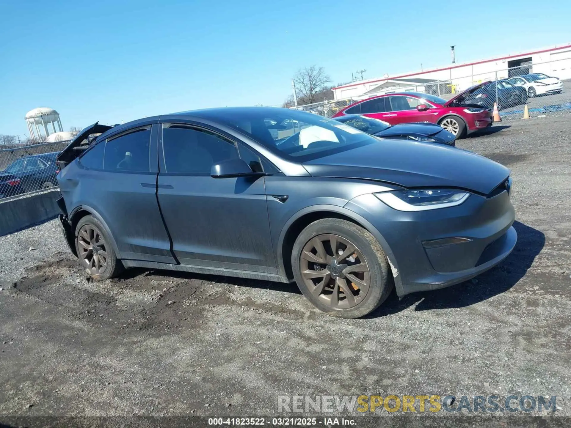12 Фотография поврежденного автомобиля 7SAXCDE52NF345835 TESLA MODEL X 2022