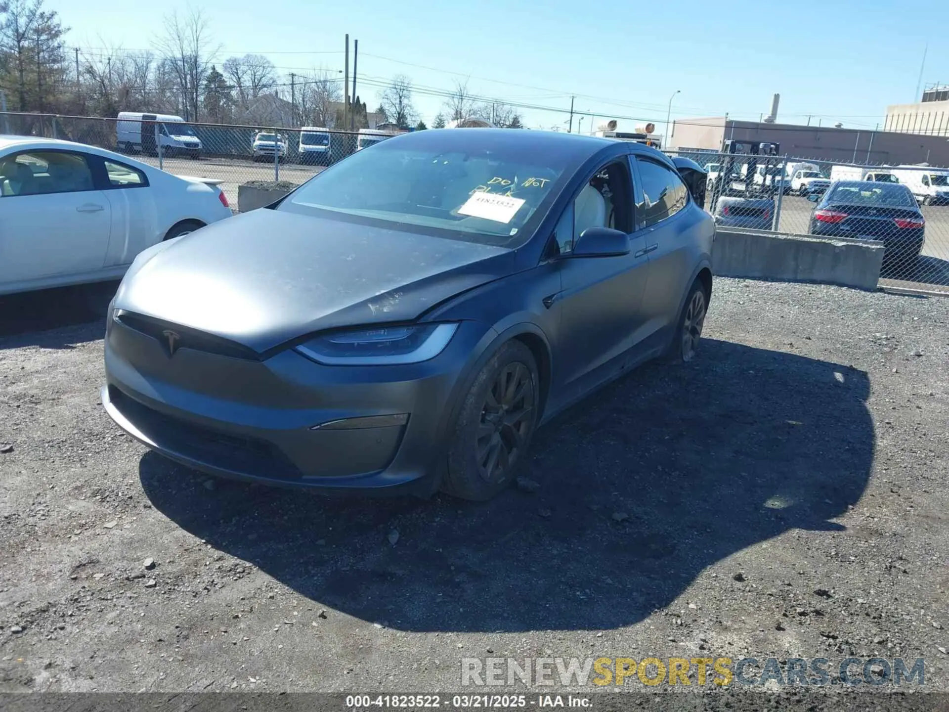 2 Фотография поврежденного автомобиля 7SAXCDE52NF345835 TESLA MODEL X 2022