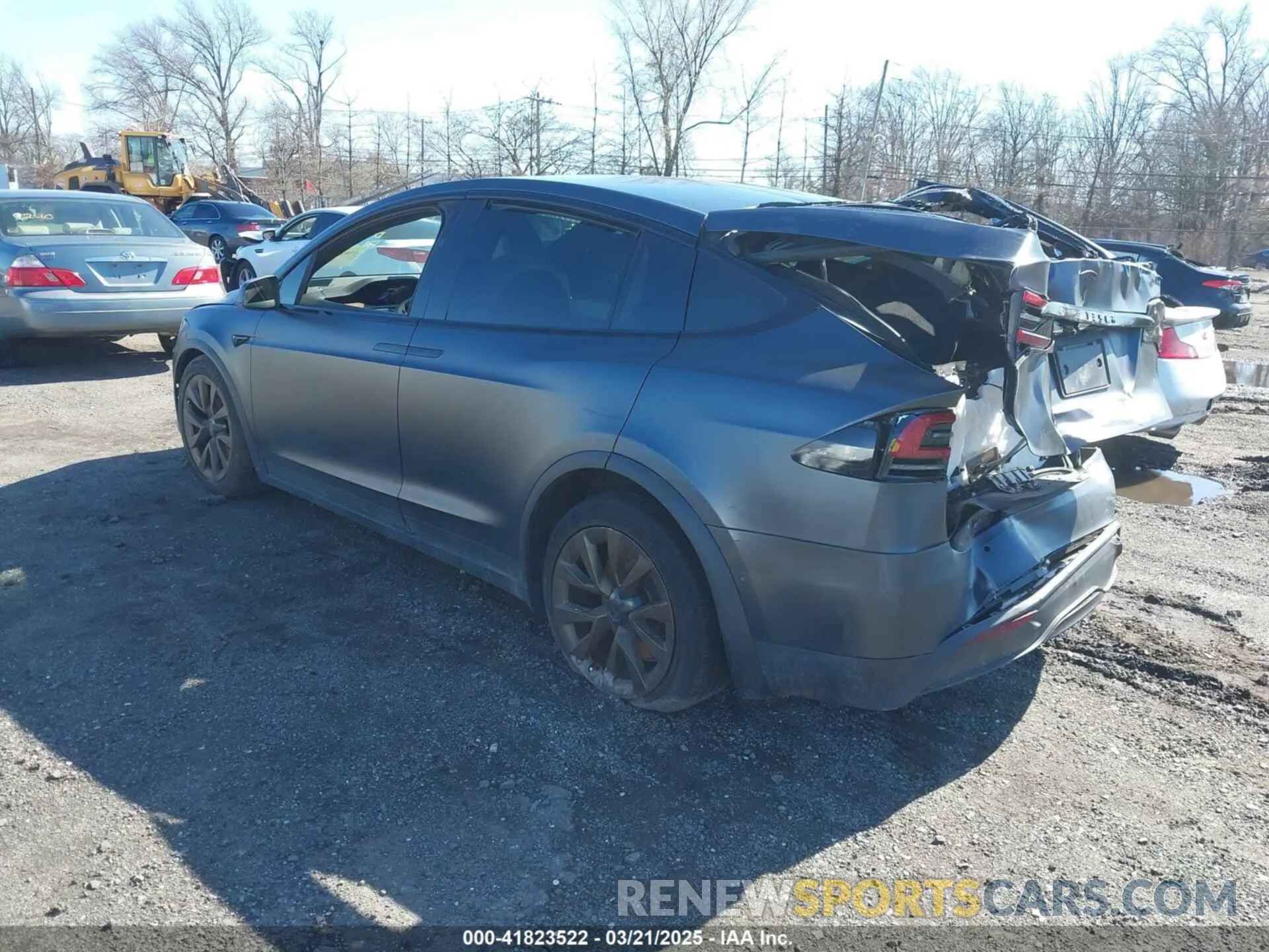 3 Фотография поврежденного автомобиля 7SAXCDE52NF345835 TESLA MODEL X 2022