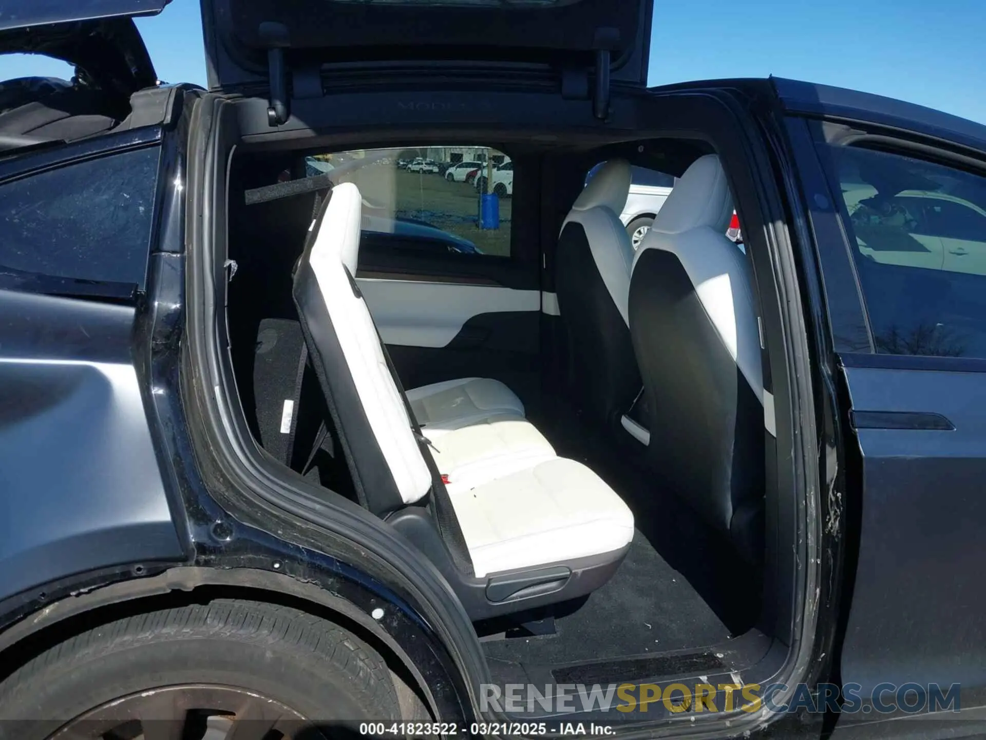 8 Фотография поврежденного автомобиля 7SAXCDE52NF345835 TESLA MODEL X 2022