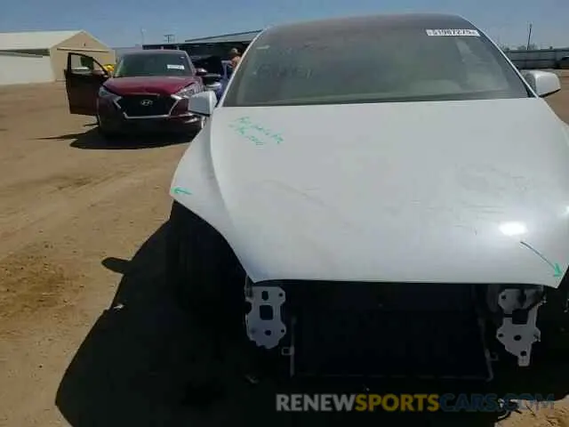 12 Photograph of a damaged car 7SAXCDE53NF358660 TESLA MODEL X 2022