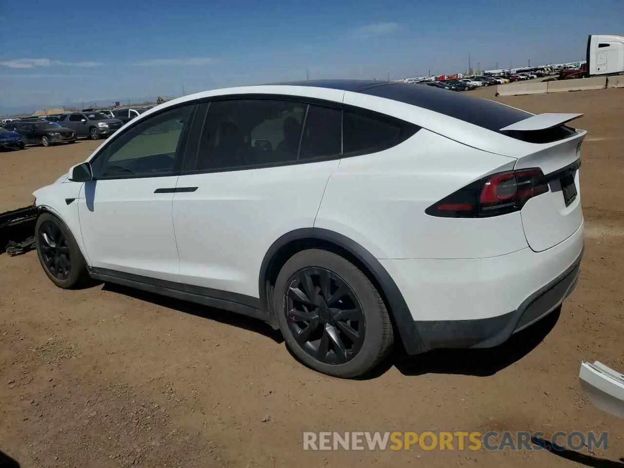 2 Photograph of a damaged car 7SAXCDE53NF358660 TESLA MODEL X 2022