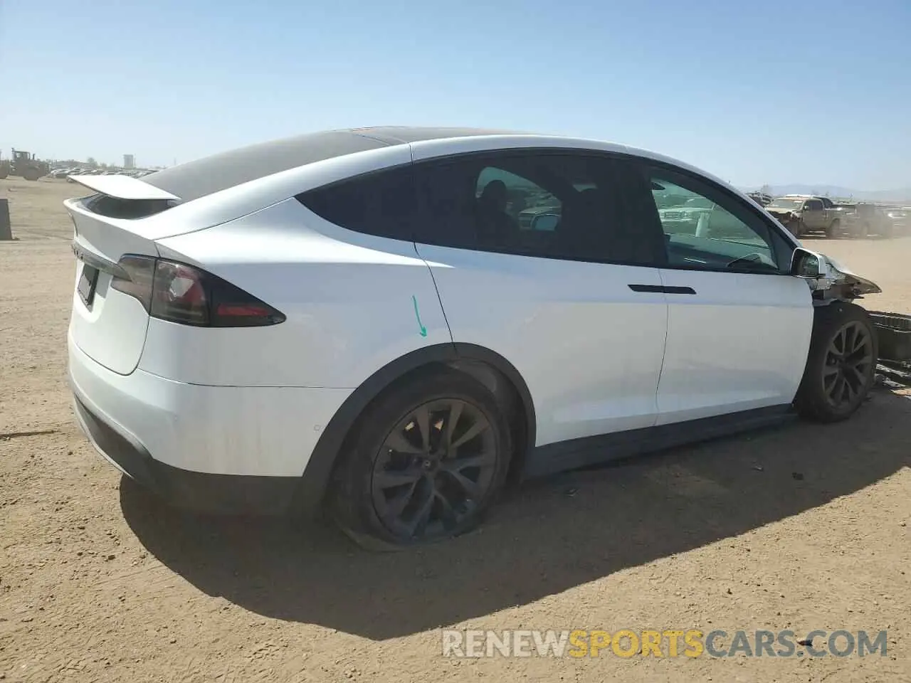 3 Photograph of a damaged car 7SAXCDE53NF358660 TESLA MODEL X 2022