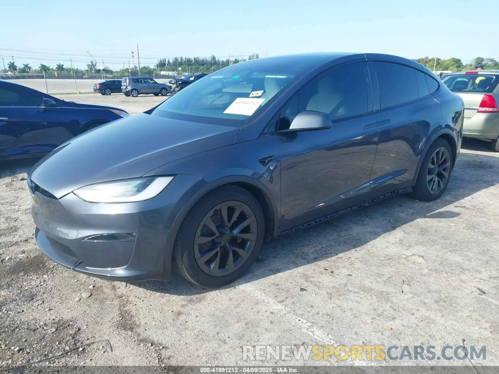 2 Photograph of a damaged car 7SAXCDE54NF342256 TESLA MODEL X 2022