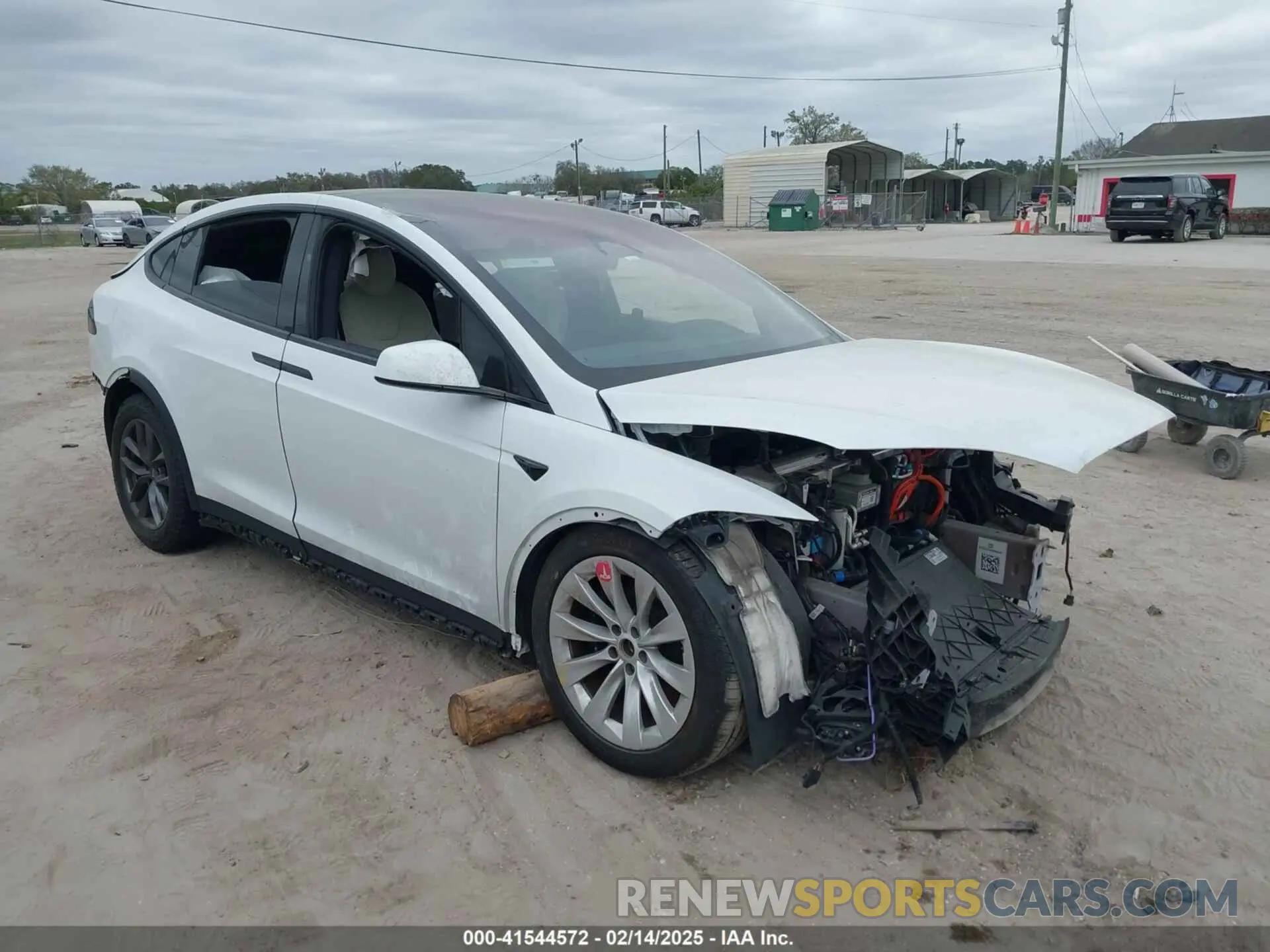 1 Photograph of a damaged car 7SAXCDE55NF360393 TESLA MODEL X 2022
