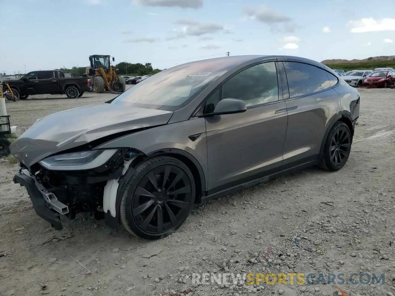 1 Photograph of a damaged car 7SAXCDE55NF364931 TESLA MODEL X 2022