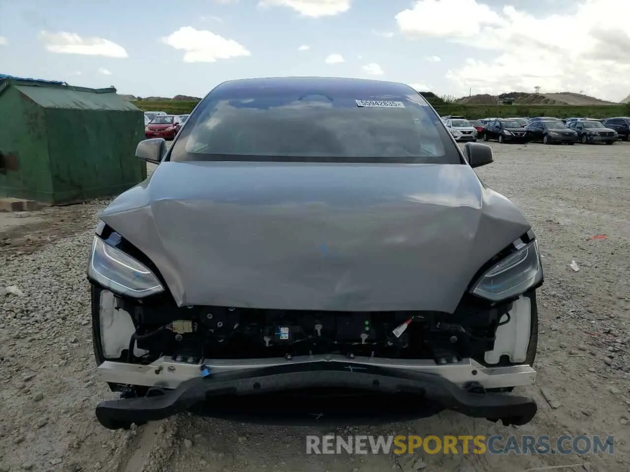 5 Photograph of a damaged car 7SAXCDE55NF364931 TESLA MODEL X 2022