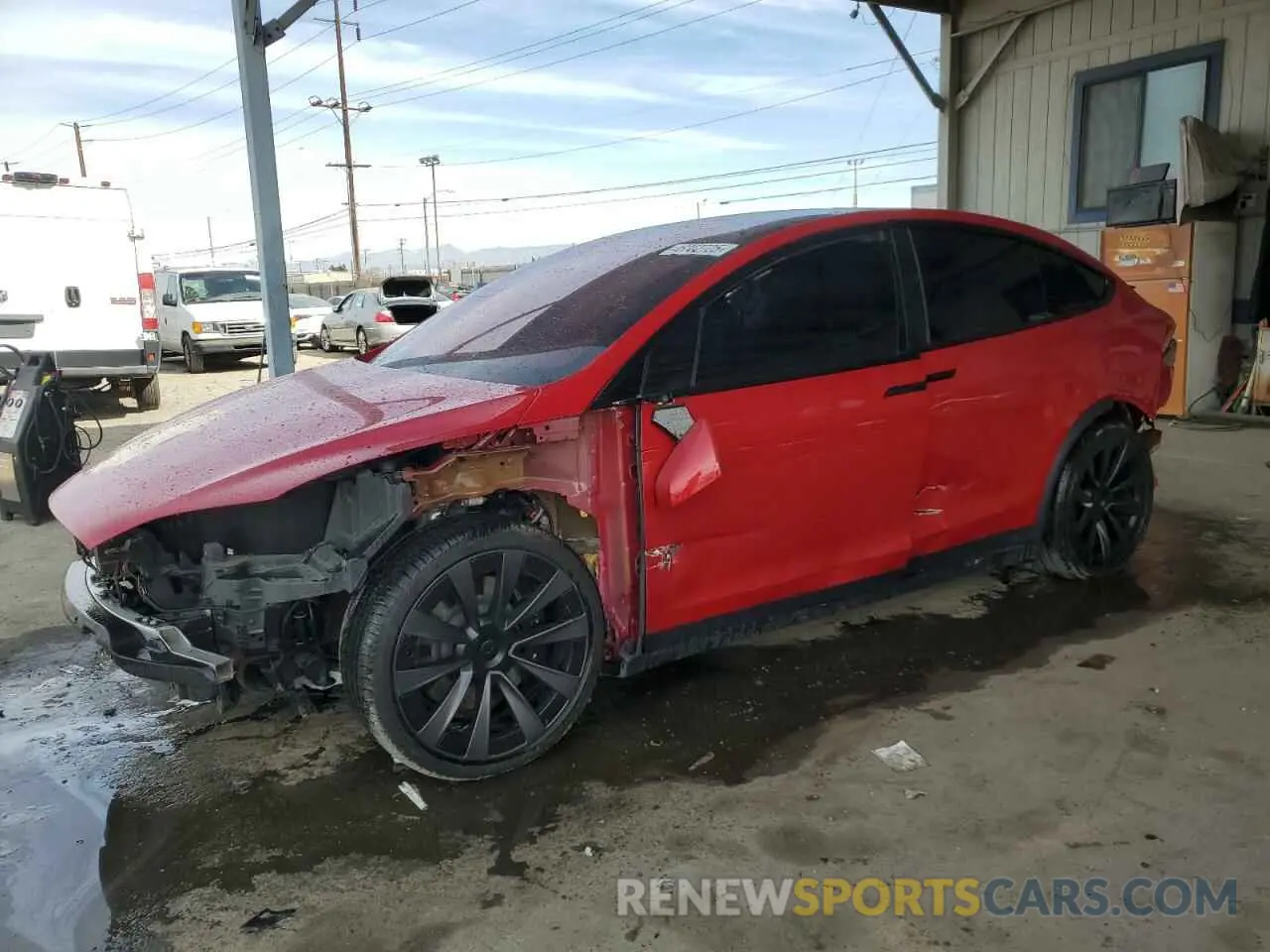 1 Фотография поврежденного автомобиля 7SAXCDE56NF337897 TESLA MODEL X 2022