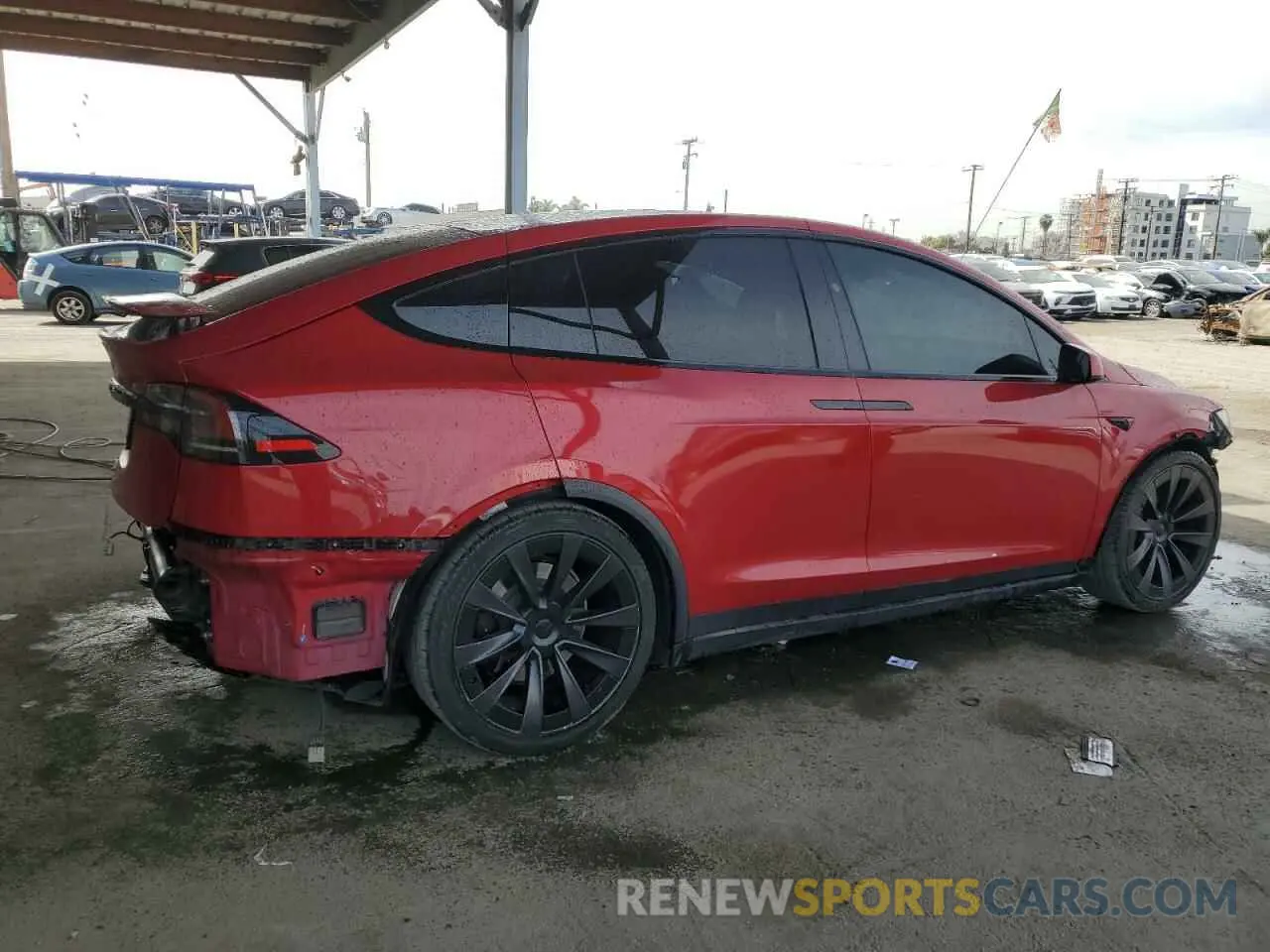 3 Фотография поврежденного автомобиля 7SAXCDE56NF337897 TESLA MODEL X 2022