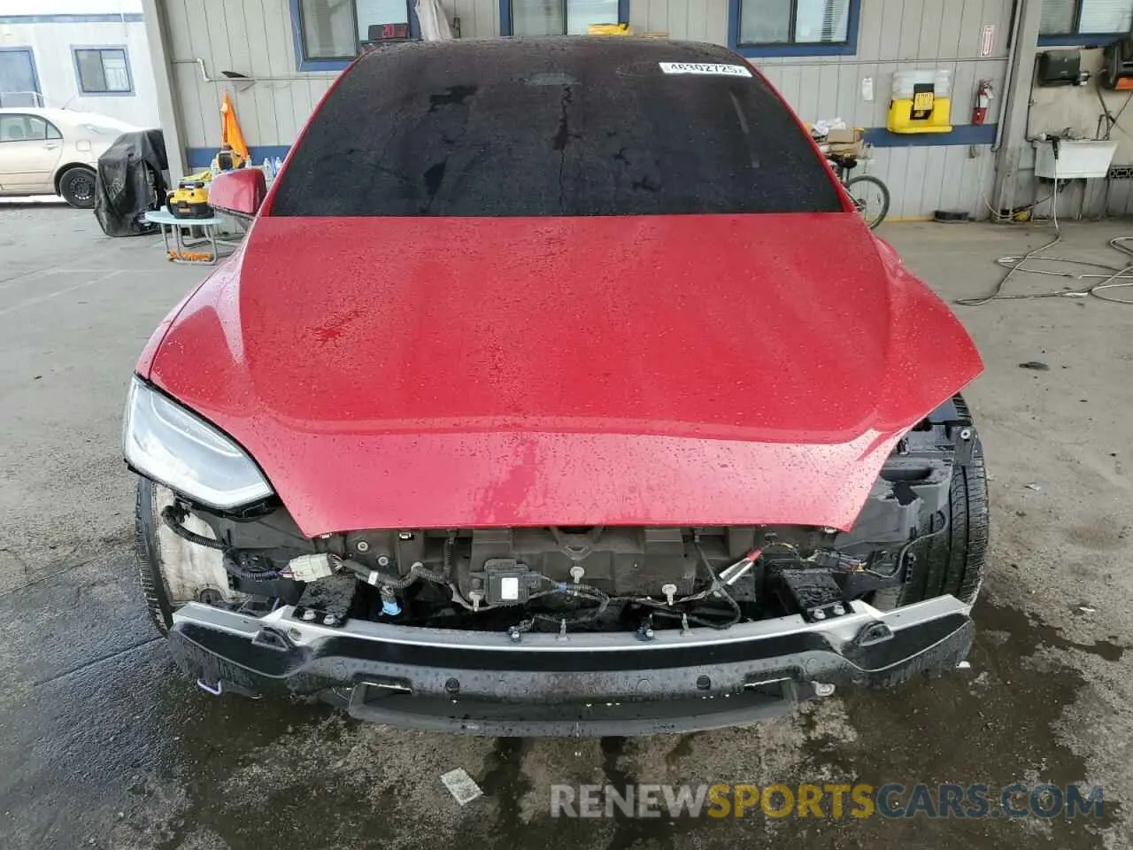 5 Фотография поврежденного автомобиля 7SAXCDE56NF337897 TESLA MODEL X 2022