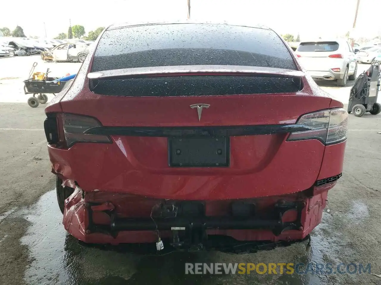 6 Фотография поврежденного автомобиля 7SAXCDE56NF337897 TESLA MODEL X 2022