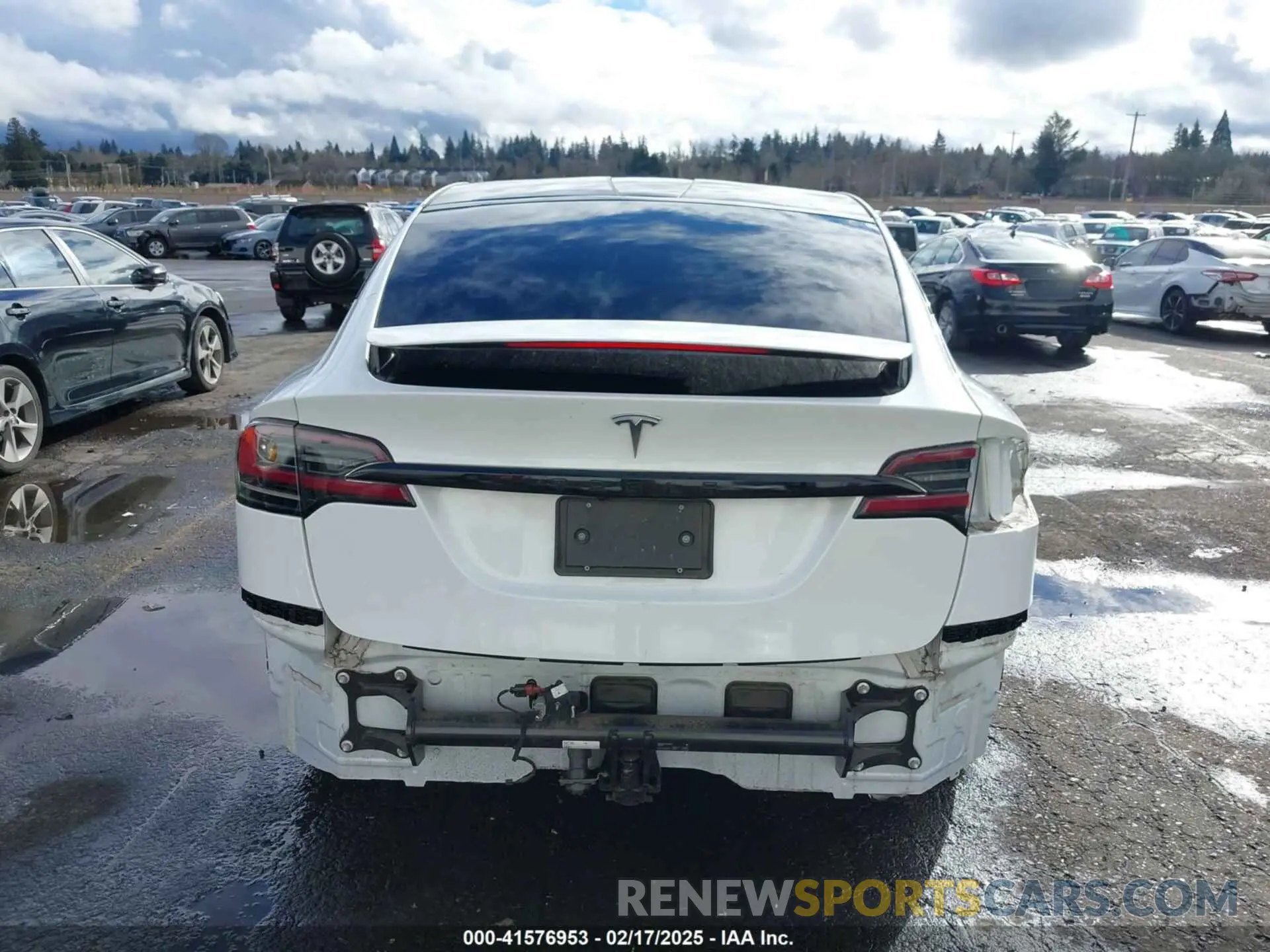 17 Фотография поврежденного автомобиля 7SAXCDE56NF360208 TESLA MODEL X 2022