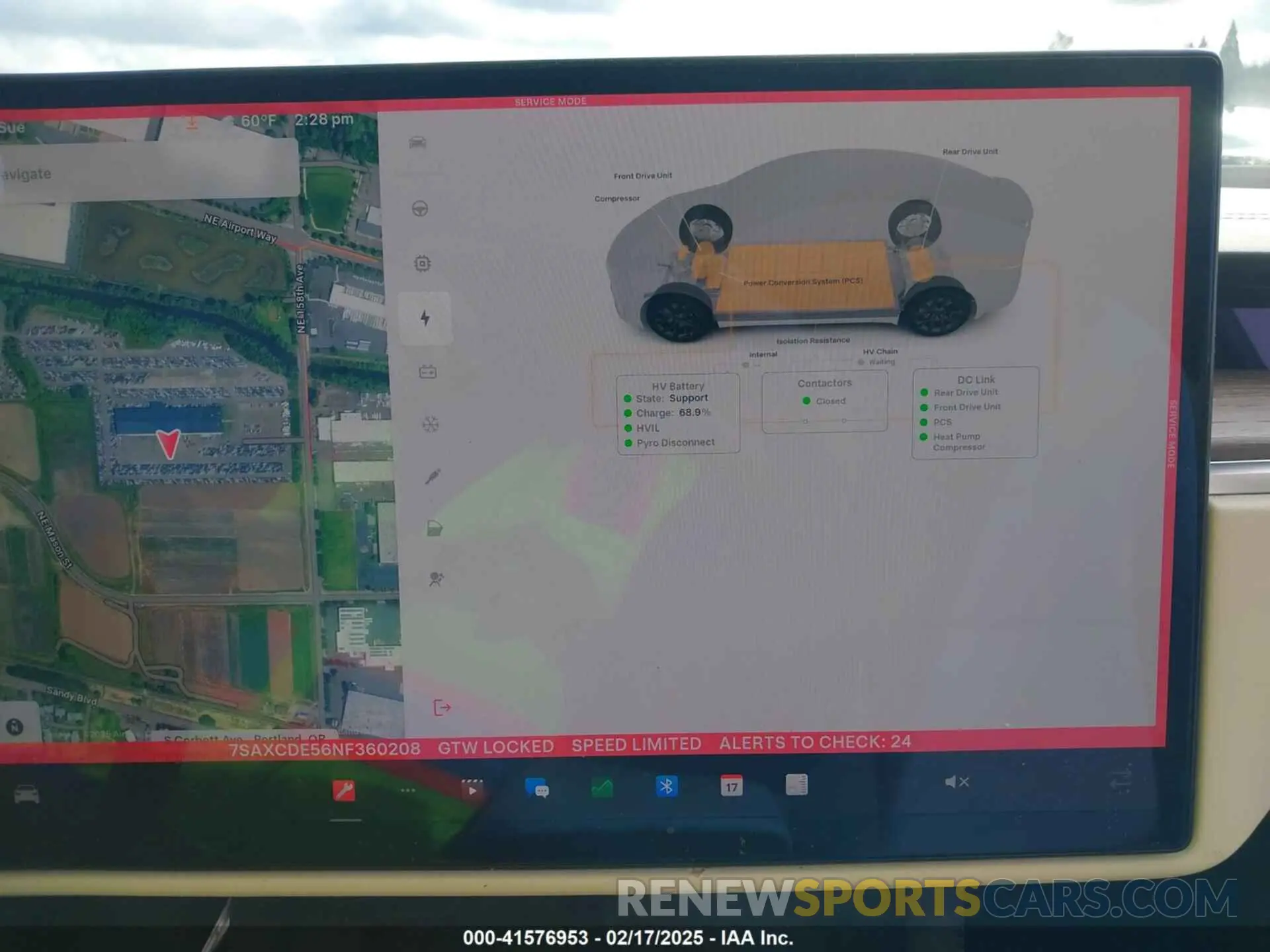 18 Фотография поврежденного автомобиля 7SAXCDE56NF360208 TESLA MODEL X 2022