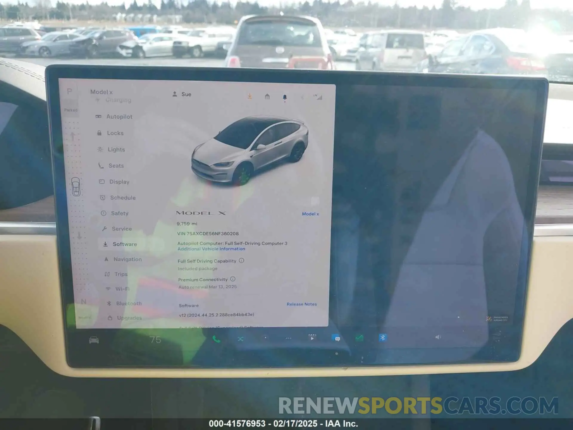 19 Фотография поврежденного автомобиля 7SAXCDE56NF360208 TESLA MODEL X 2022