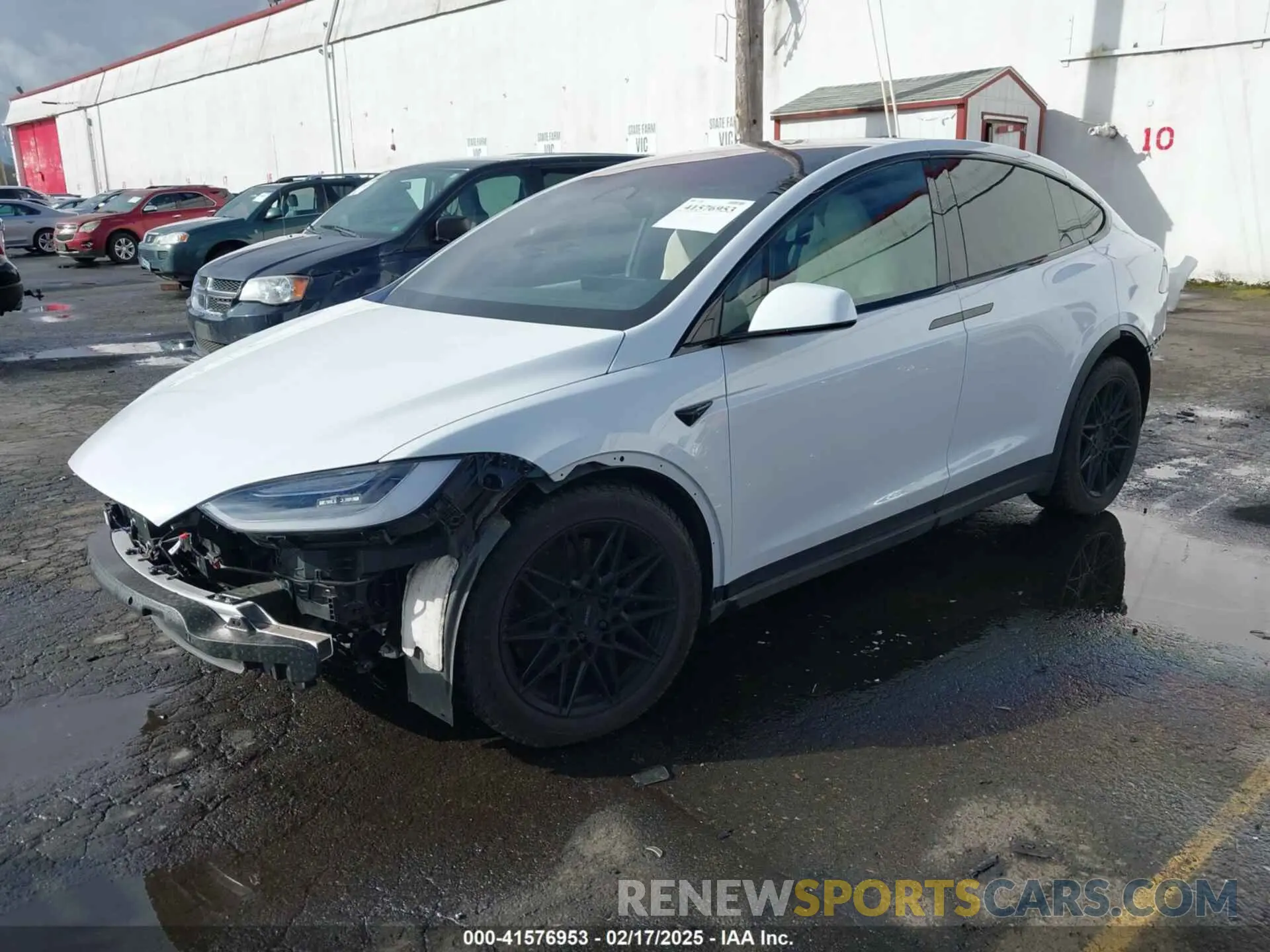 2 Фотография поврежденного автомобиля 7SAXCDE56NF360208 TESLA MODEL X 2022