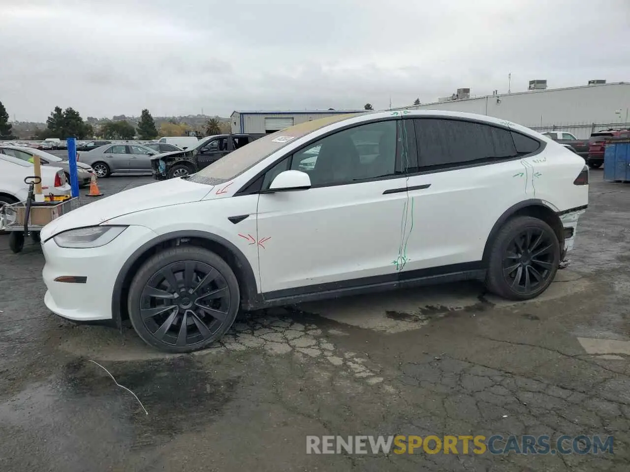 1 Фотография поврежденного автомобиля 7SAXCDE57NF338654 TESLA MODEL X 2022