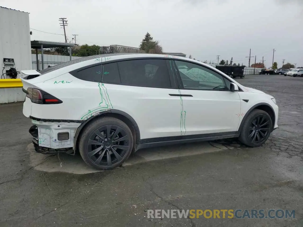3 Фотография поврежденного автомобиля 7SAXCDE57NF338654 TESLA MODEL X 2022