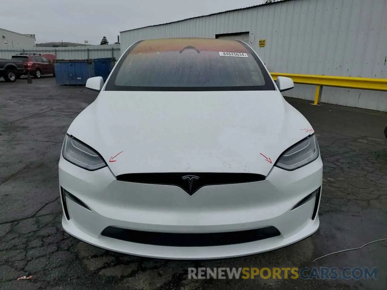 5 Фотография поврежденного автомобиля 7SAXCDE57NF338654 TESLA MODEL X 2022