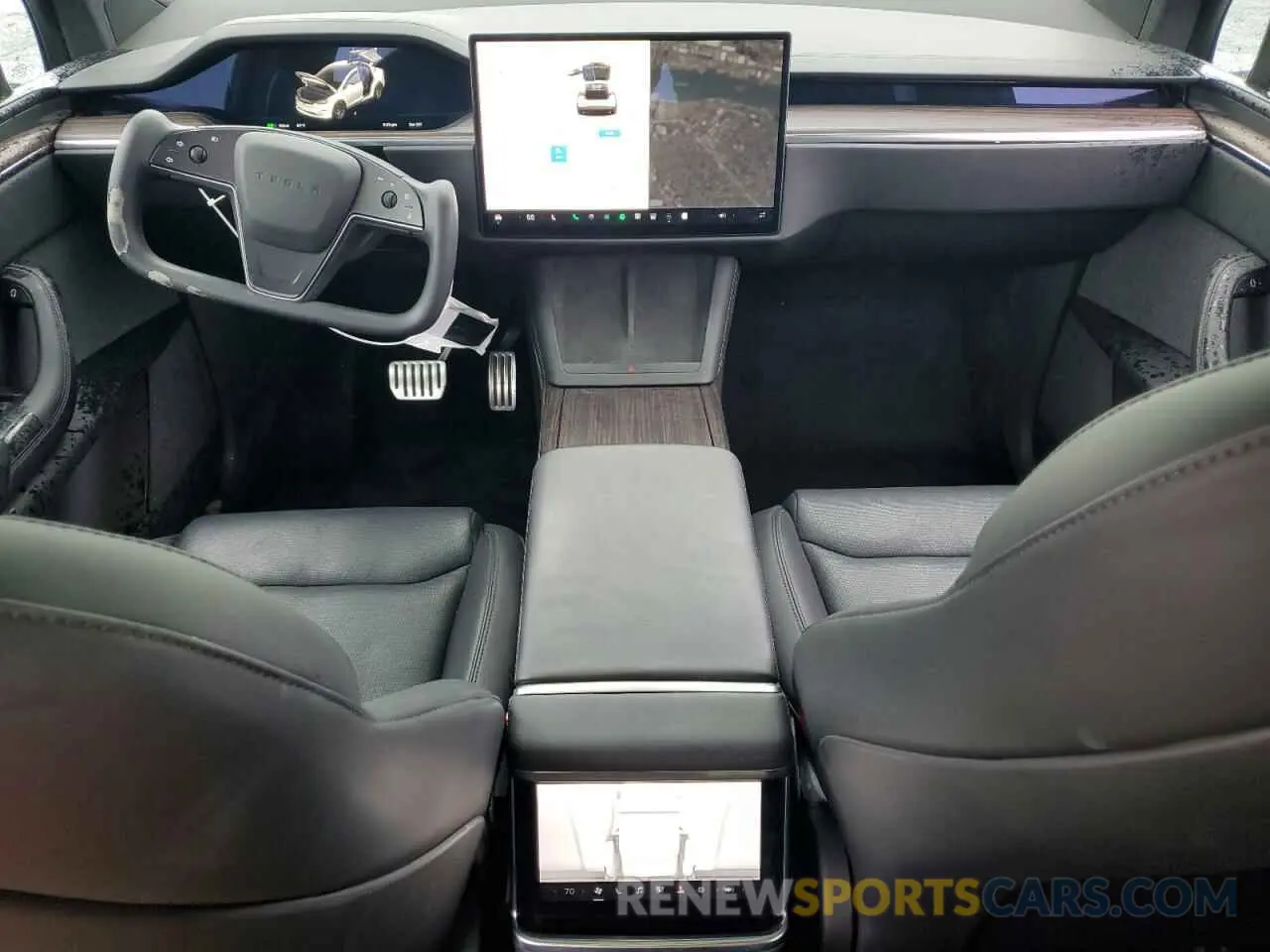 8 Фотография поврежденного автомобиля 7SAXCDE57NF338654 TESLA MODEL X 2022
