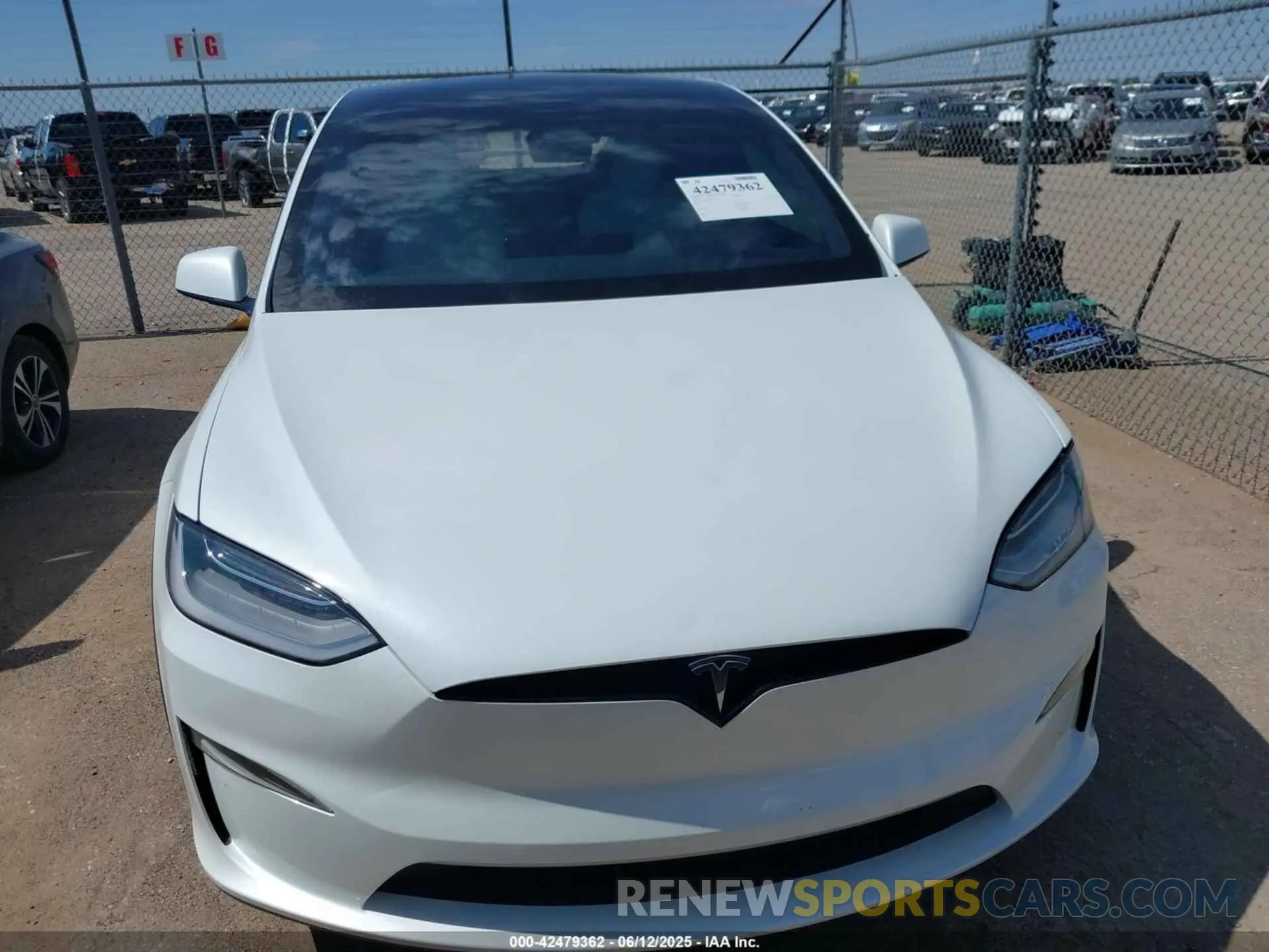 12 Фотография поврежденного автомобиля 7SAXCDE57NF340758 TESLA MODEL X 2022
