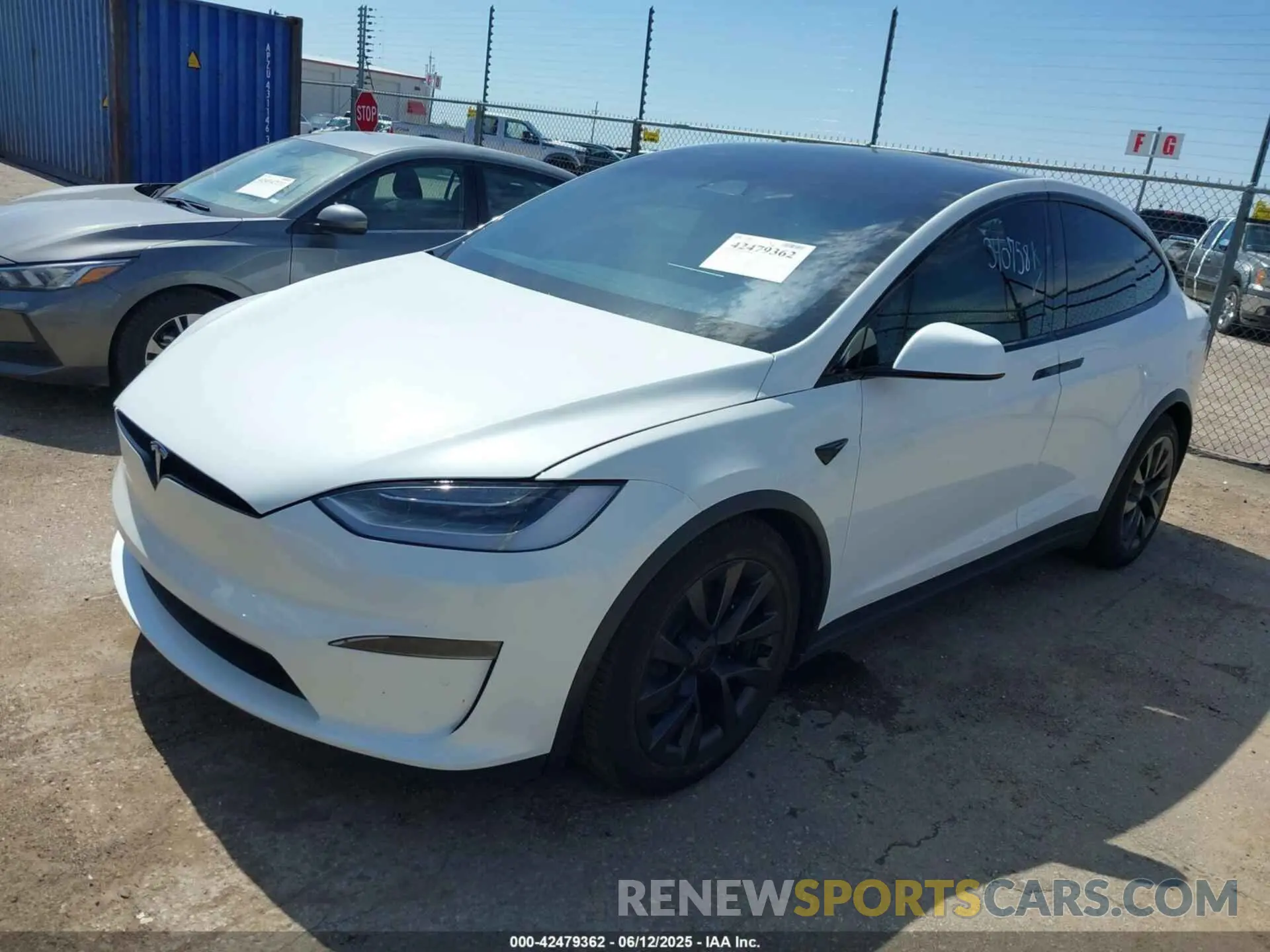 2 Фотография поврежденного автомобиля 7SAXCDE57NF340758 TESLA MODEL X 2022