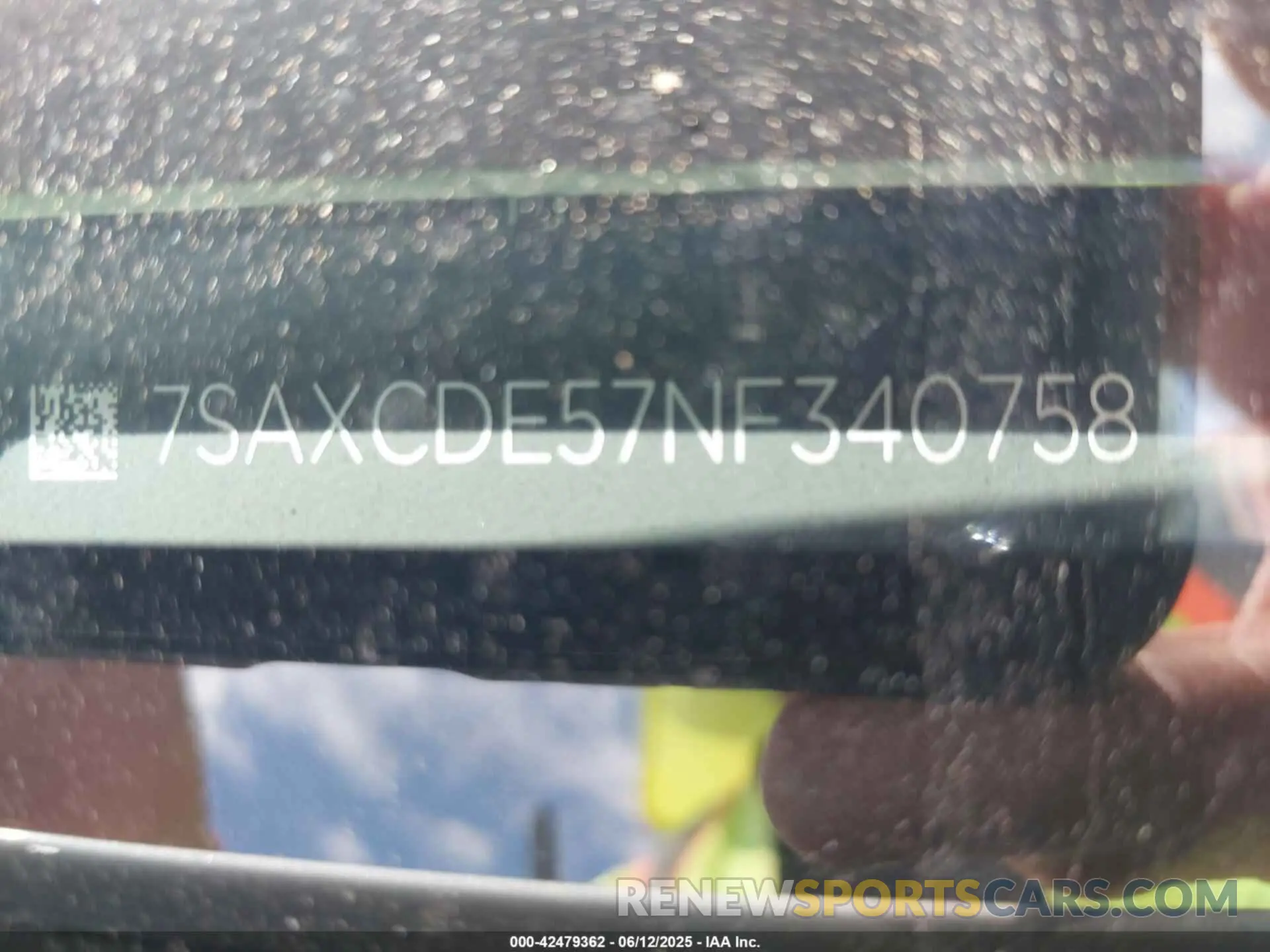 9 Фотография поврежденного автомобиля 7SAXCDE57NF340758 TESLA MODEL X 2022