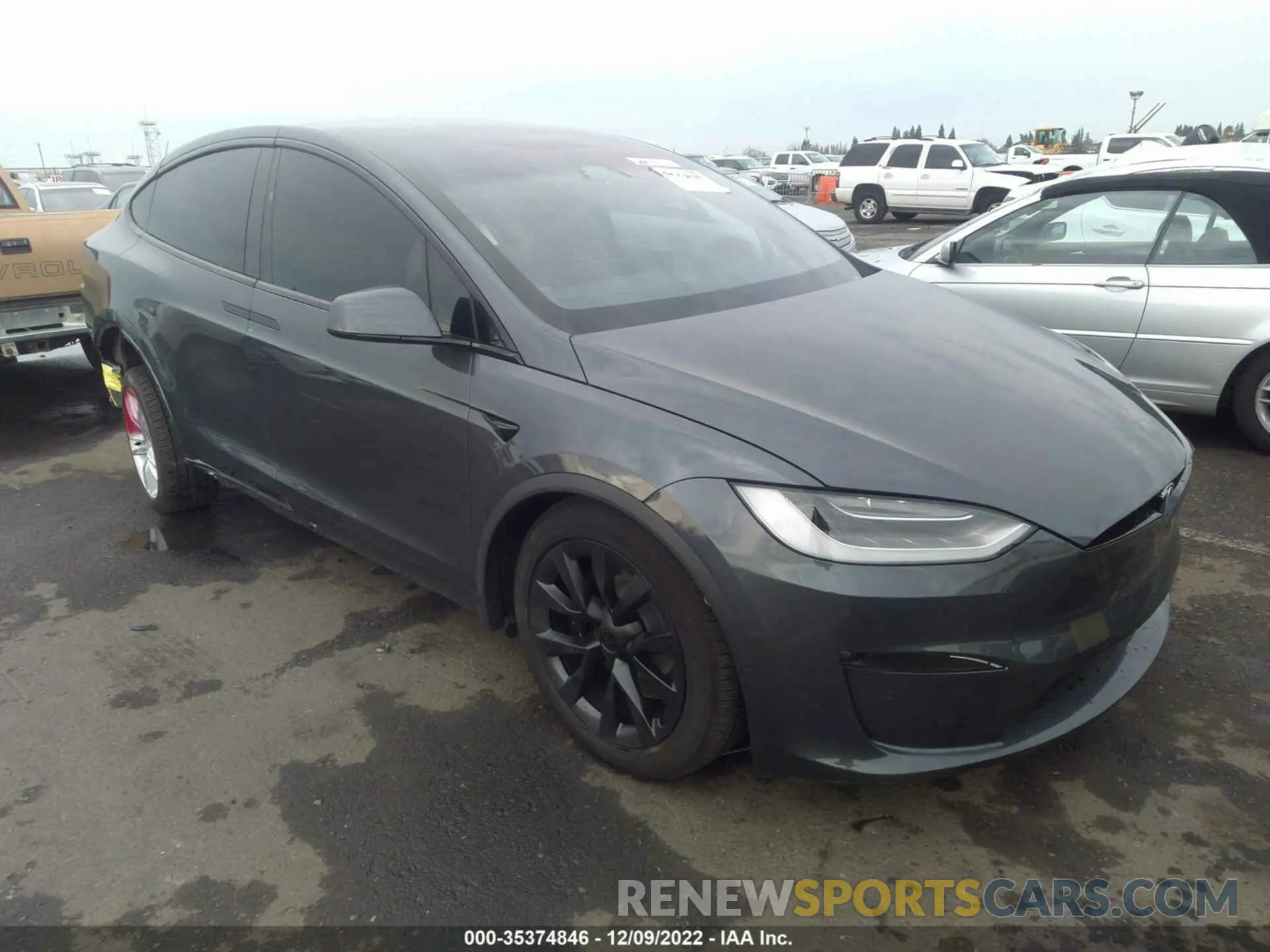 1 Photograph of a damaged car 7SAXCDE57NF351405 TESLA MODEL X 2022
