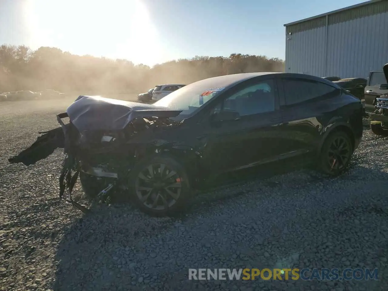 1 Фотография поврежденного автомобиля 7SAXCDE58NF339327 TESLA MODEL X 2022
