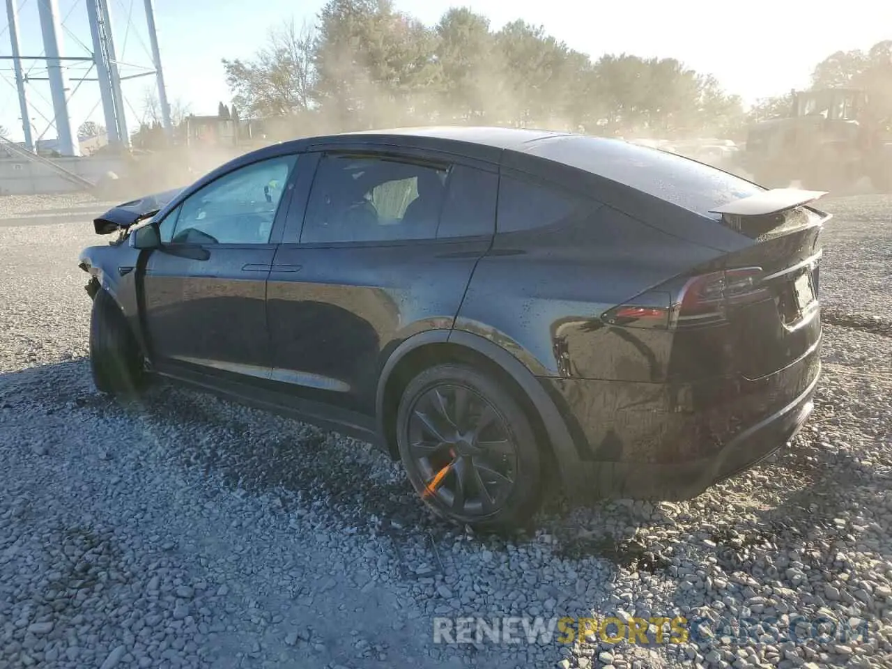 2 Фотография поврежденного автомобиля 7SAXCDE58NF339327 TESLA MODEL X 2022