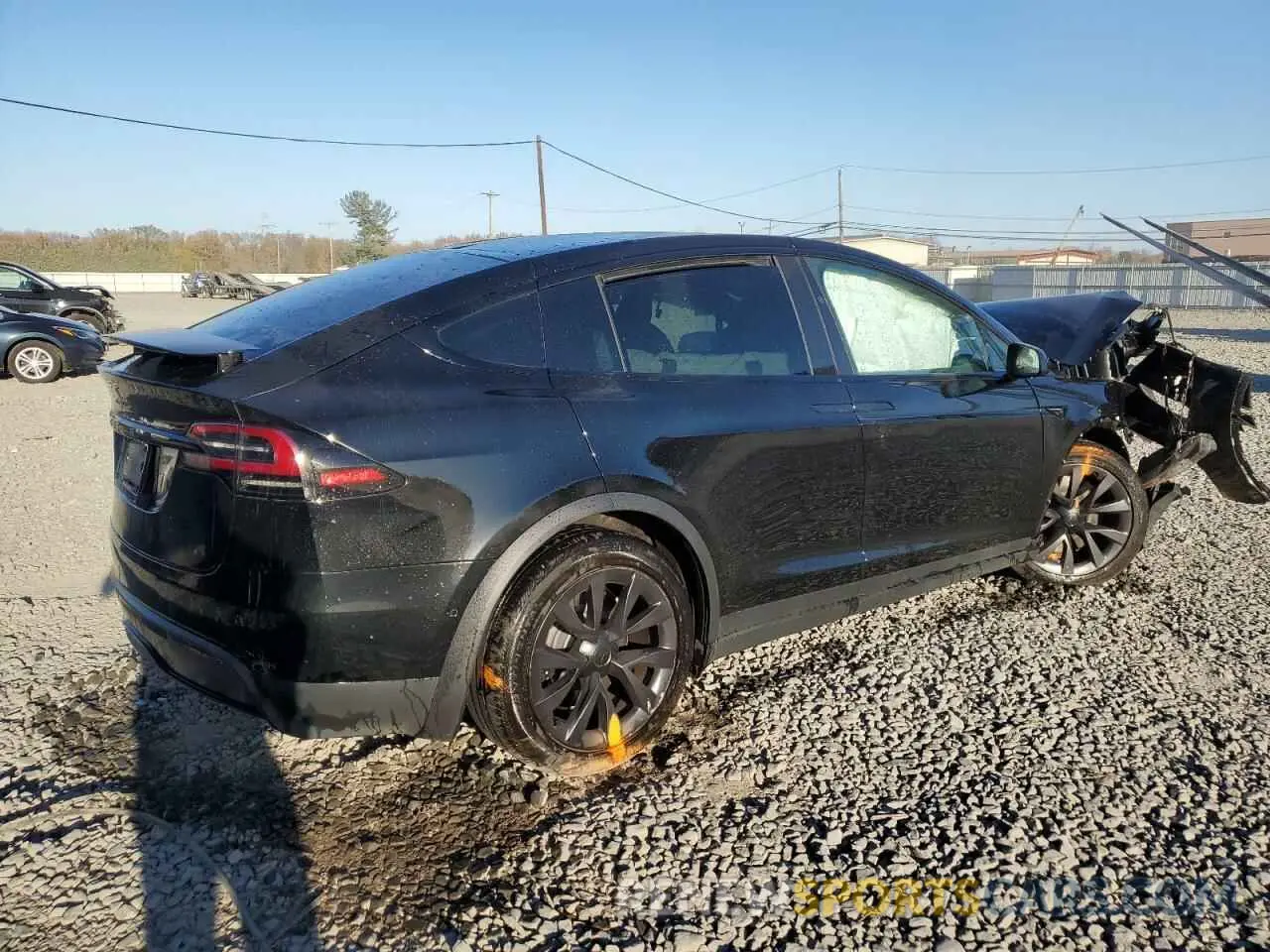 3 Фотография поврежденного автомобиля 7SAXCDE58NF339327 TESLA MODEL X 2022